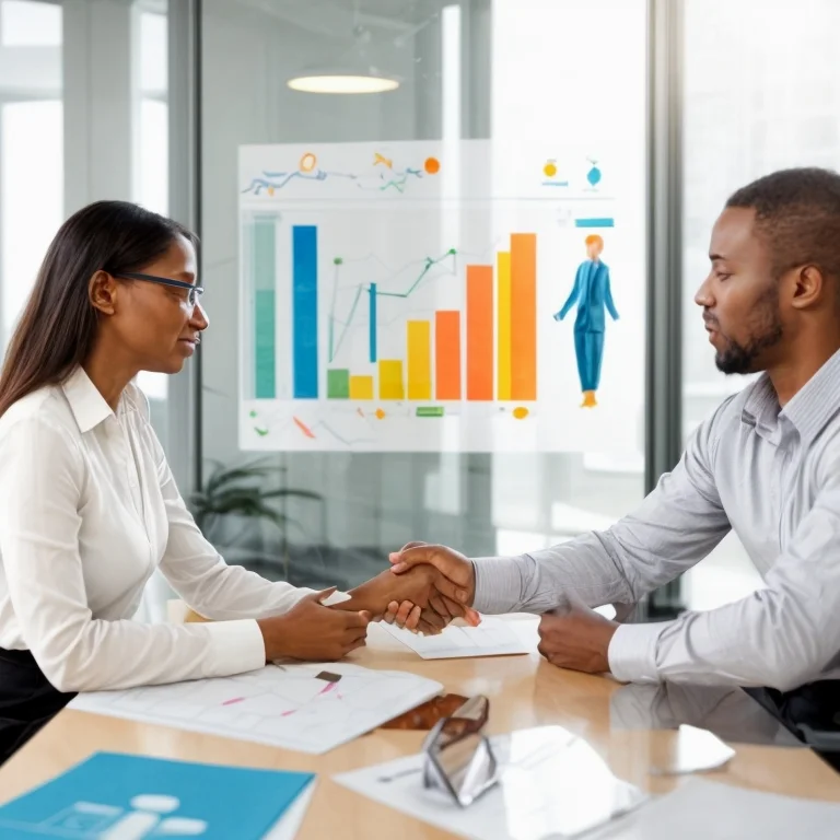 Illustration depicting ethical business practices